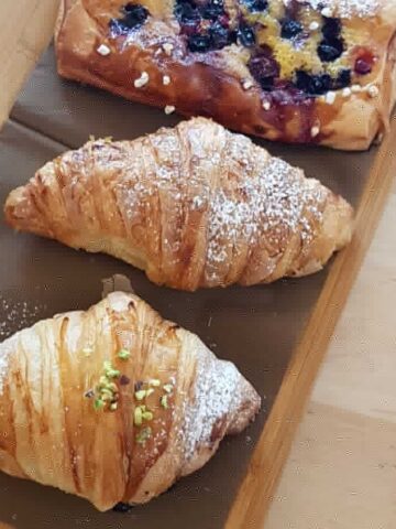 Diverse zoete broodjes van bakkerij Le Levain - Trastevere (Rome).