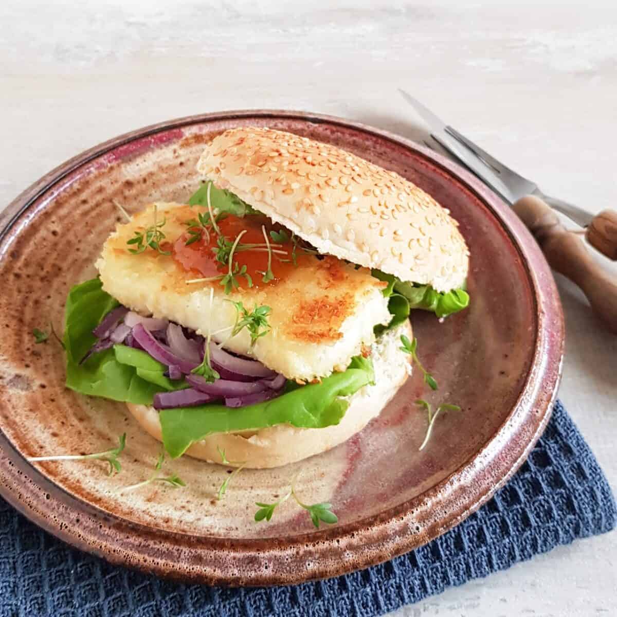 Halloumi burgers - vegetarische burger