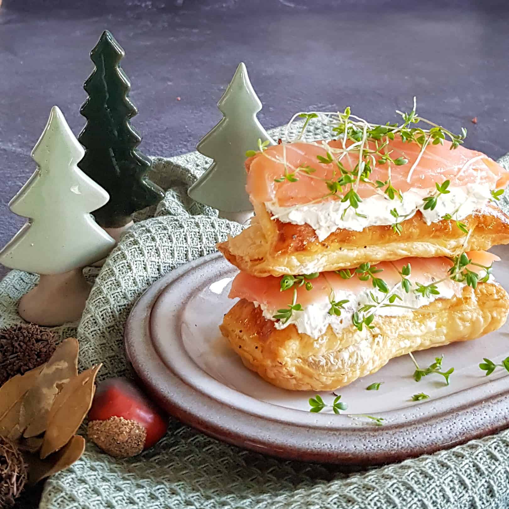 Millefeuille met zalm