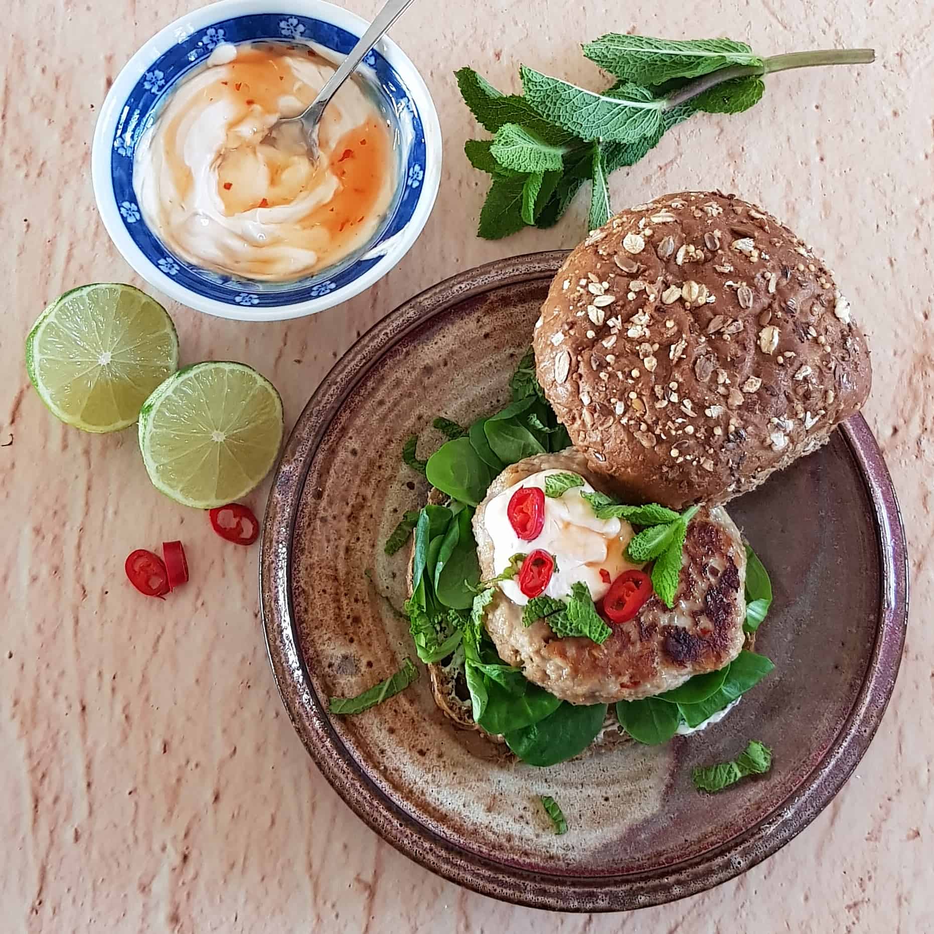 Vietnamese kipburgers