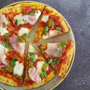 platbrood pizza caprese
