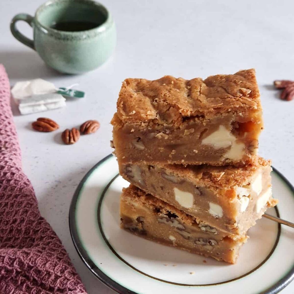 blondies met gember en citroen