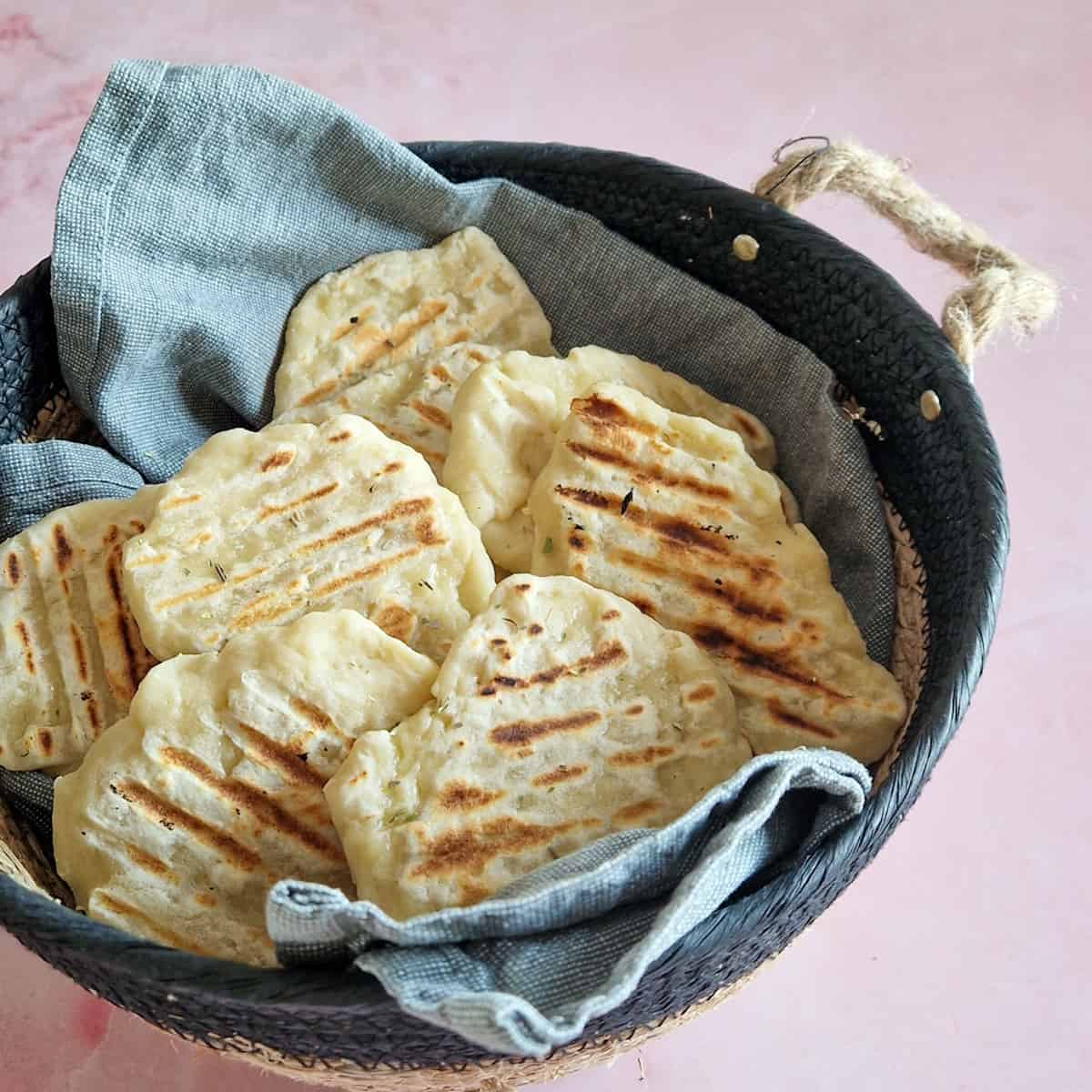 naanbrood maken zonder gist